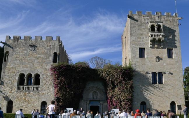 Acto en el Pazo de Meirás.