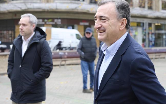 El presidente del EBB del PNV, Aitor Esteban
