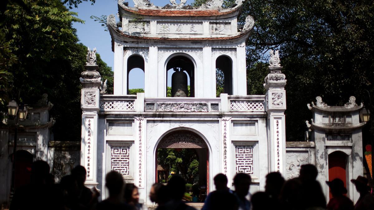 Templo de Hanou, uno de los enclaves más turísticos de Vietnam.