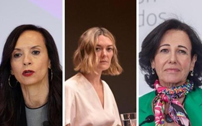 Ana Botín (Santander), Marta Ortega (Inditex) y Beatriz Corredor (Redeia). Ana Botín (Santander), Marta Ortega (Inditex) y Beatriz Corredor (Redeia).