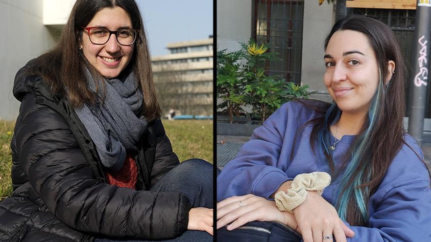 Raquel Fernández de Gaceo (derecha) junto a Ilargi Zipitria