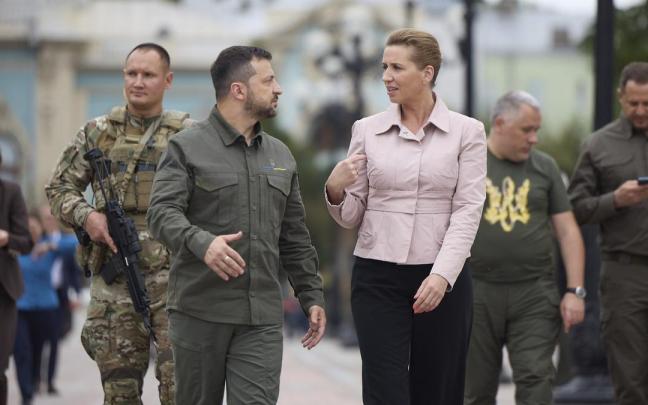 Zelenski con la primera ministra danesa, Mette Frederiksen. / EP Zelenski con la primera ministra danesa, Mette Frederiksen.