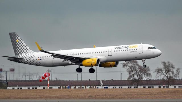 Un avión de la compañía Vueling.