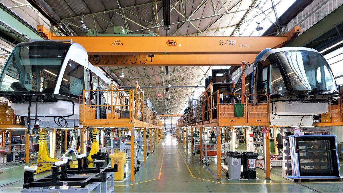 Instalaciones de CAF en su sede de Beasain / Redaccion NdG