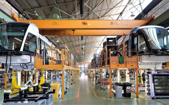 Instalaciones de CAF en su sede de Beasain / Redaccion NdG