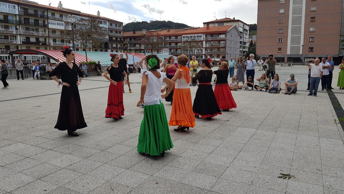 Concha Rociera, en las fiestas de Beraun