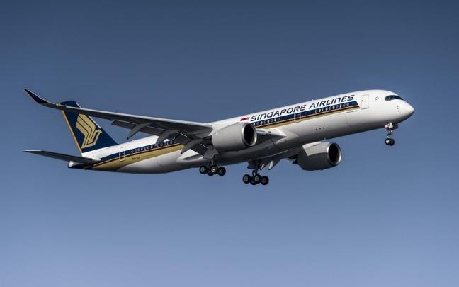 Un avión de Singapore Airlines. / EP Un avión de Singapore Airlines.