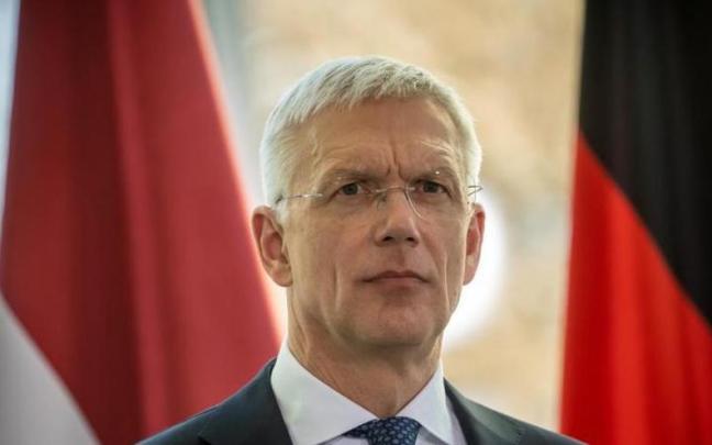 El hasta ahora primer ministro letón, Krisjanis Karins.