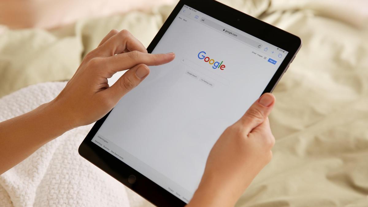 Iniciando la sesión en Google.