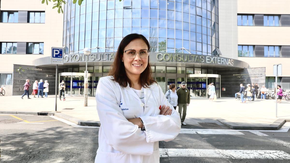Olga Uriel, médica Alergóloga de Osakidetza de la OSI Araba