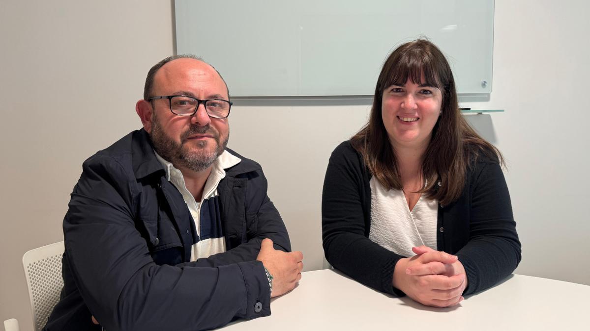 Enrique Martín y Maider Sierra.