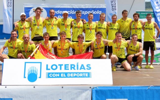 Orio celebra el campeonato conseguido en Galicia / CRO Orio