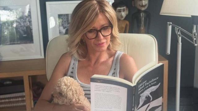 Susanna Griso en una foto con 'Obi', el que era su perro