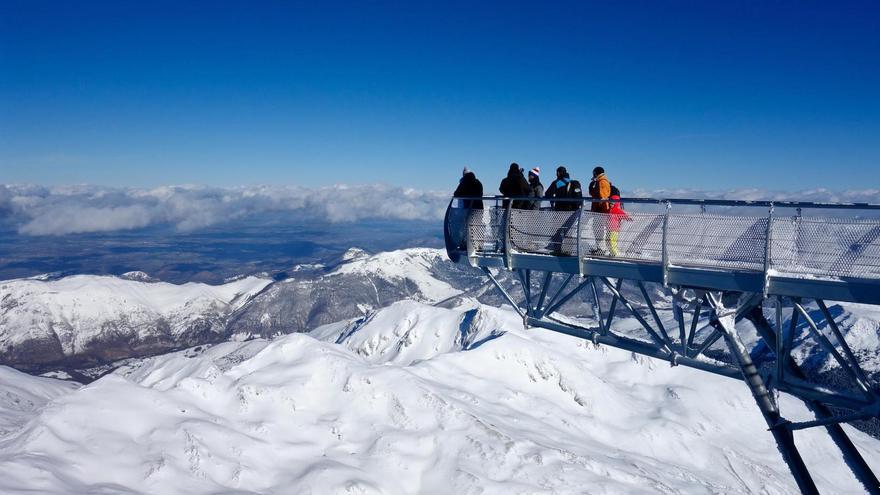 El Puente del Cielo, en invierno.