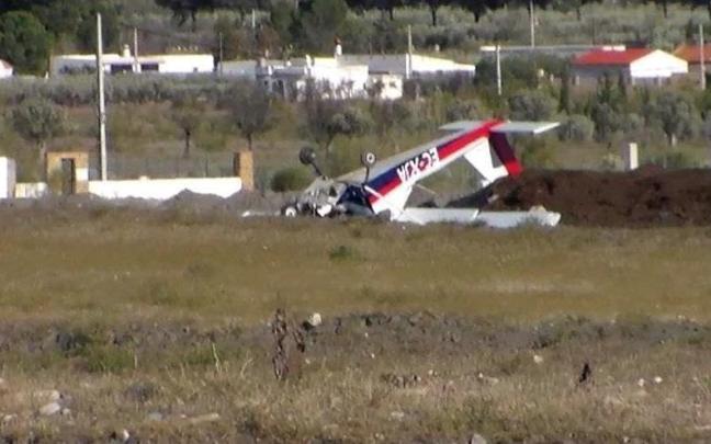 Accidente de una avioneta, en una imagen de archivo. Accidente de una avioneta, en una imagen de archivo.