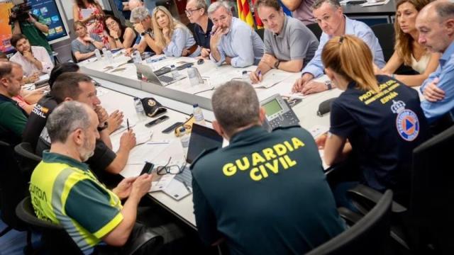 Reunión del CECOPI de seguimiento del incendio de Orés