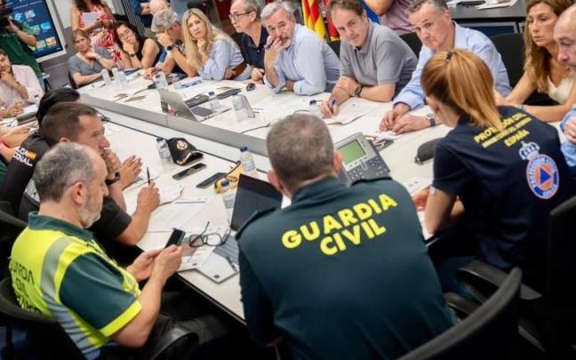 Reunión del CECOPI de seguimiento del incendio de Orés