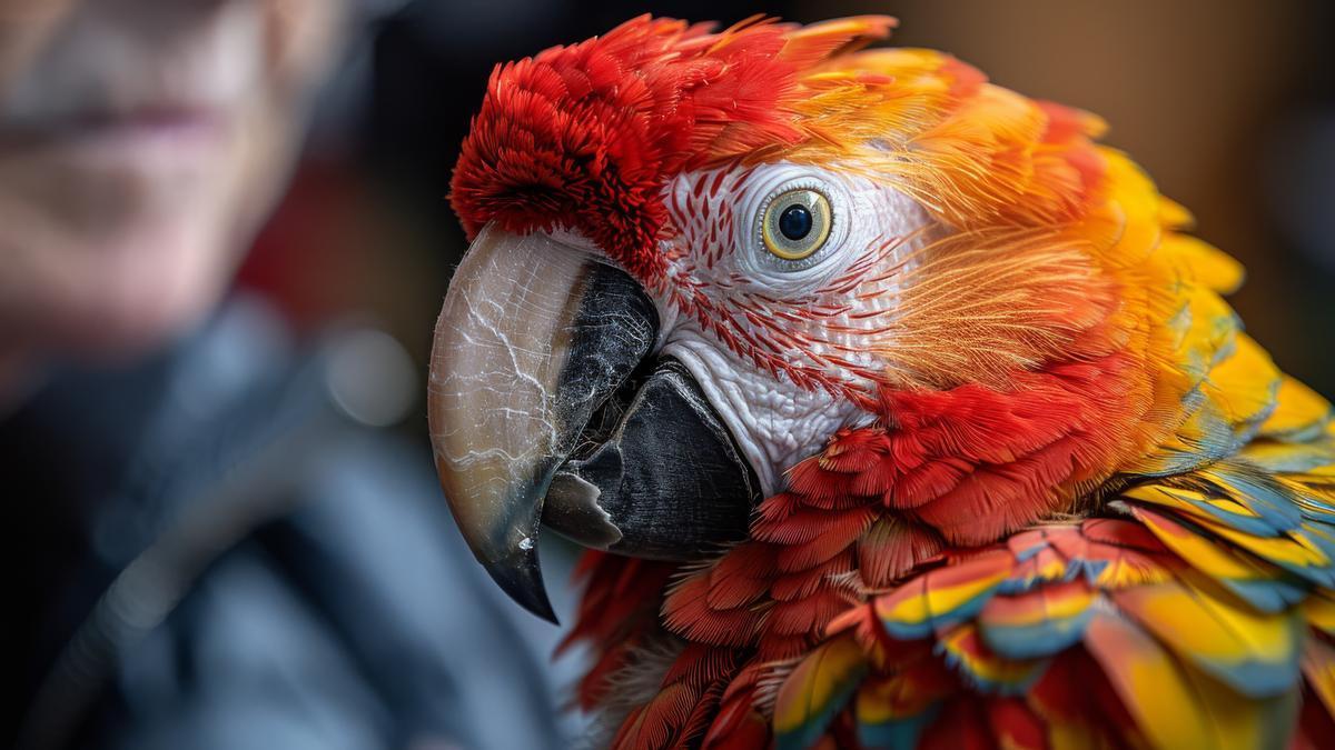Imagen de archivo de un loro.