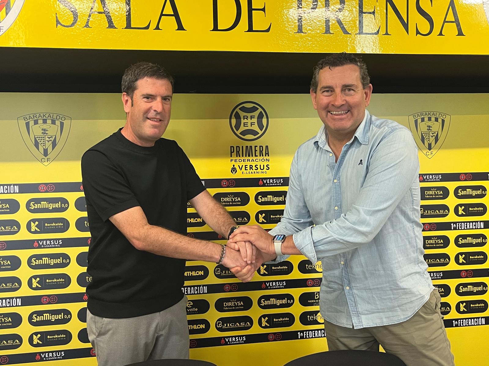 Imanol de la Sota y Joseba Núñez comandan el exitoso proyecto del actual Barakaldo en la Primera Federación