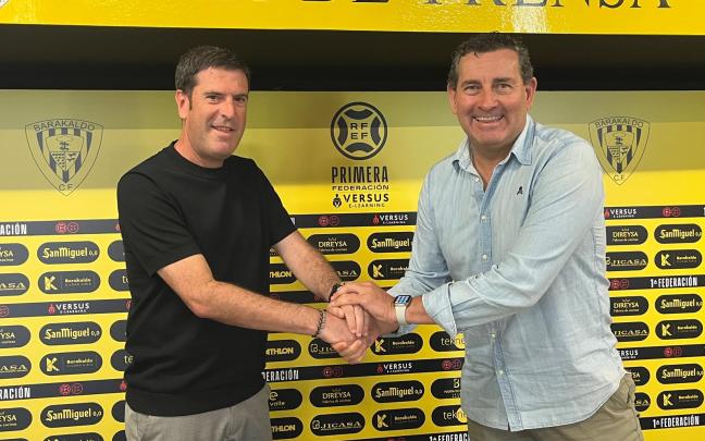 Imanol de la Sota y Joseba Núñez comandan el exitoso proyecto del actual Barakaldo en la Primera Federación Imanol de la Sota y Joseba Núñez comandan el exitoso proyecto del actual Barakaldo en la Primera Federación