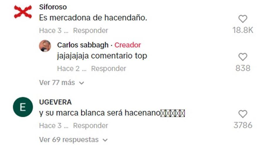 Algunas de las respuestas al post.