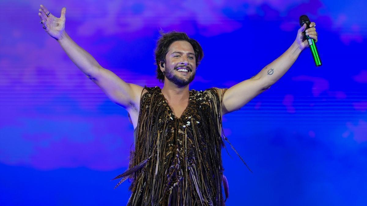 Manuel Carrasco durante un reciente concierto