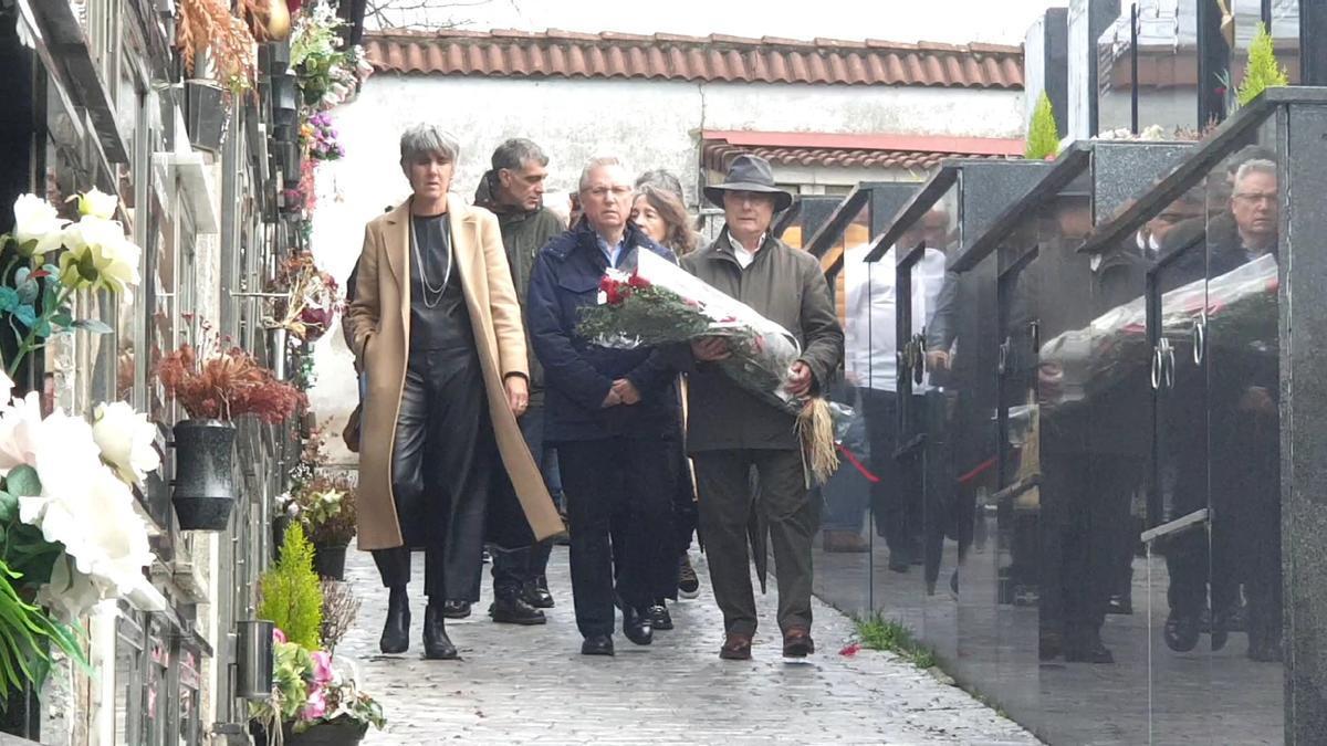 Momento del homenaje a Juan Priede, asesinado por ETA hace 21 años