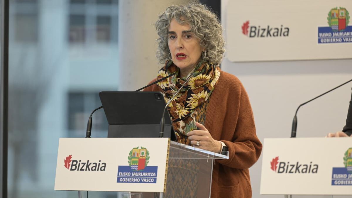 Ibone Bengoetxea, vicelehendakari primera del Gobierno Vasco y consejera de Cultura y Política Lingüística.