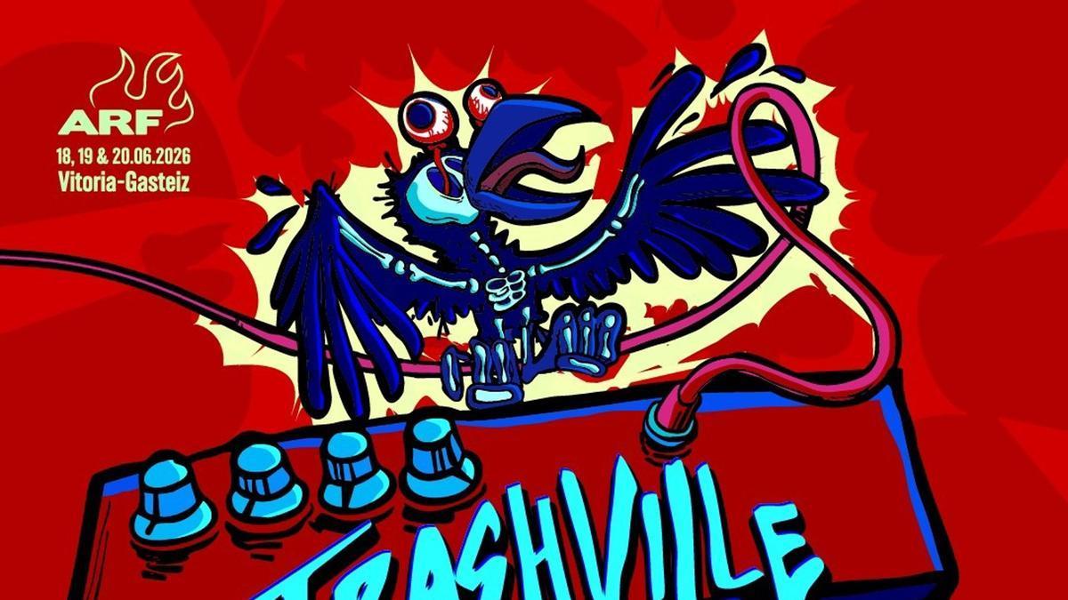 The Dwarves, Bridge City Sinners, Cuir, Henge eta Les Robots, Azkena Rock Festivaleko Trashville gunean.