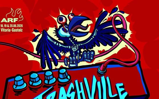 The Dwarves, Bridge City Sinners, Cuir, Henge eta Les Robots, Azkena Rock Festivaleko Trashville gunean.