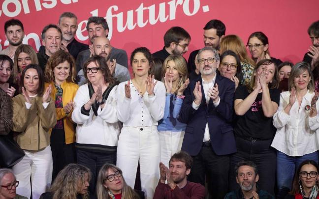Foto de familia durante la clausura de la Asamblea Estatal de Sumar / EP Foto de familia durante la clausura de la Asamblea Estatal de Sumar