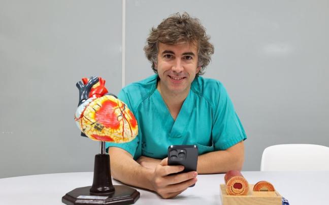 Rafael Martínez de Bourio, cardiólogo del Hospital de Basurto.