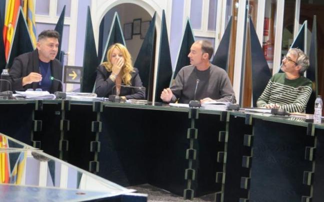 Serrano y Elgarresta, en plena discusión.