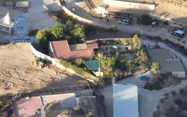 Imagen del operativo policial.