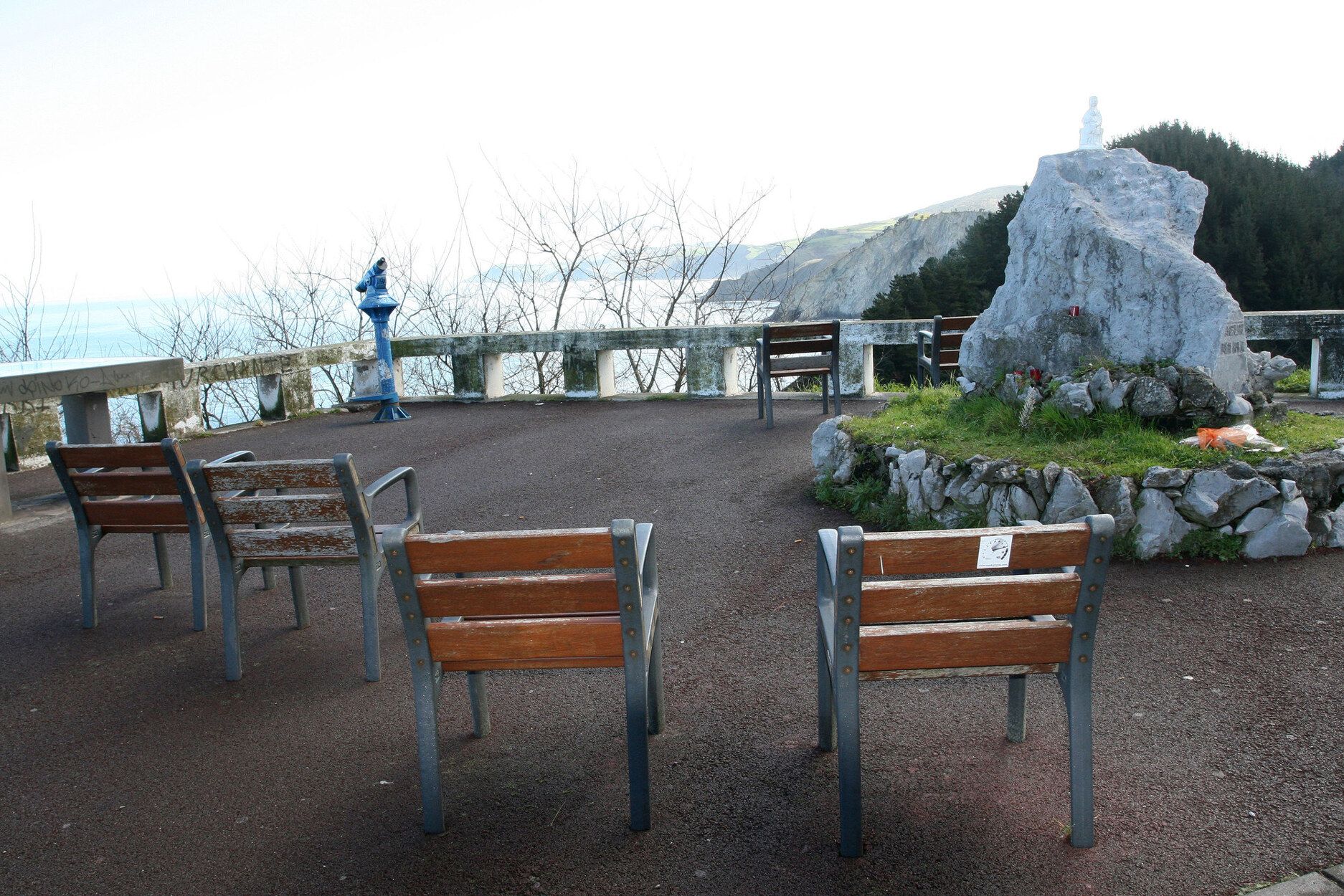 Mirador de la virgen de Itziar.