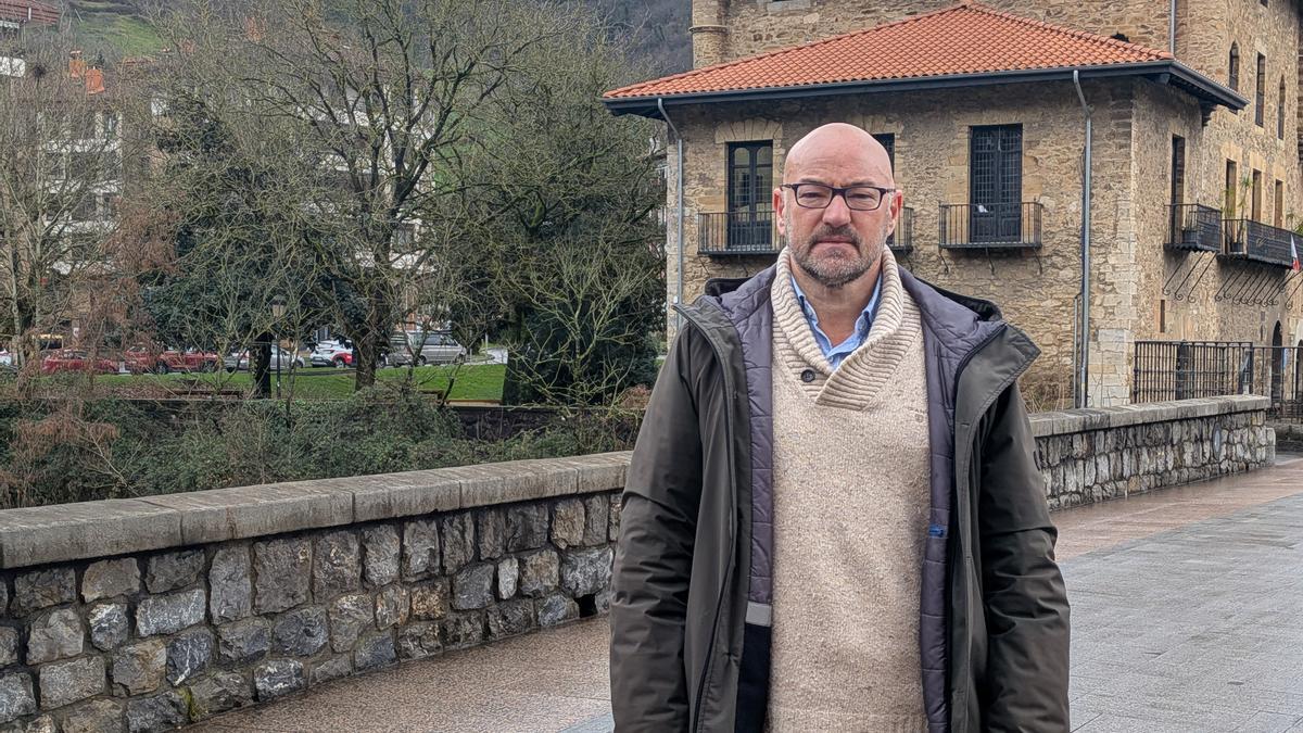 Javier Altuna, portavoz jeltzale en el Ayuntamiento de Azpeitia.