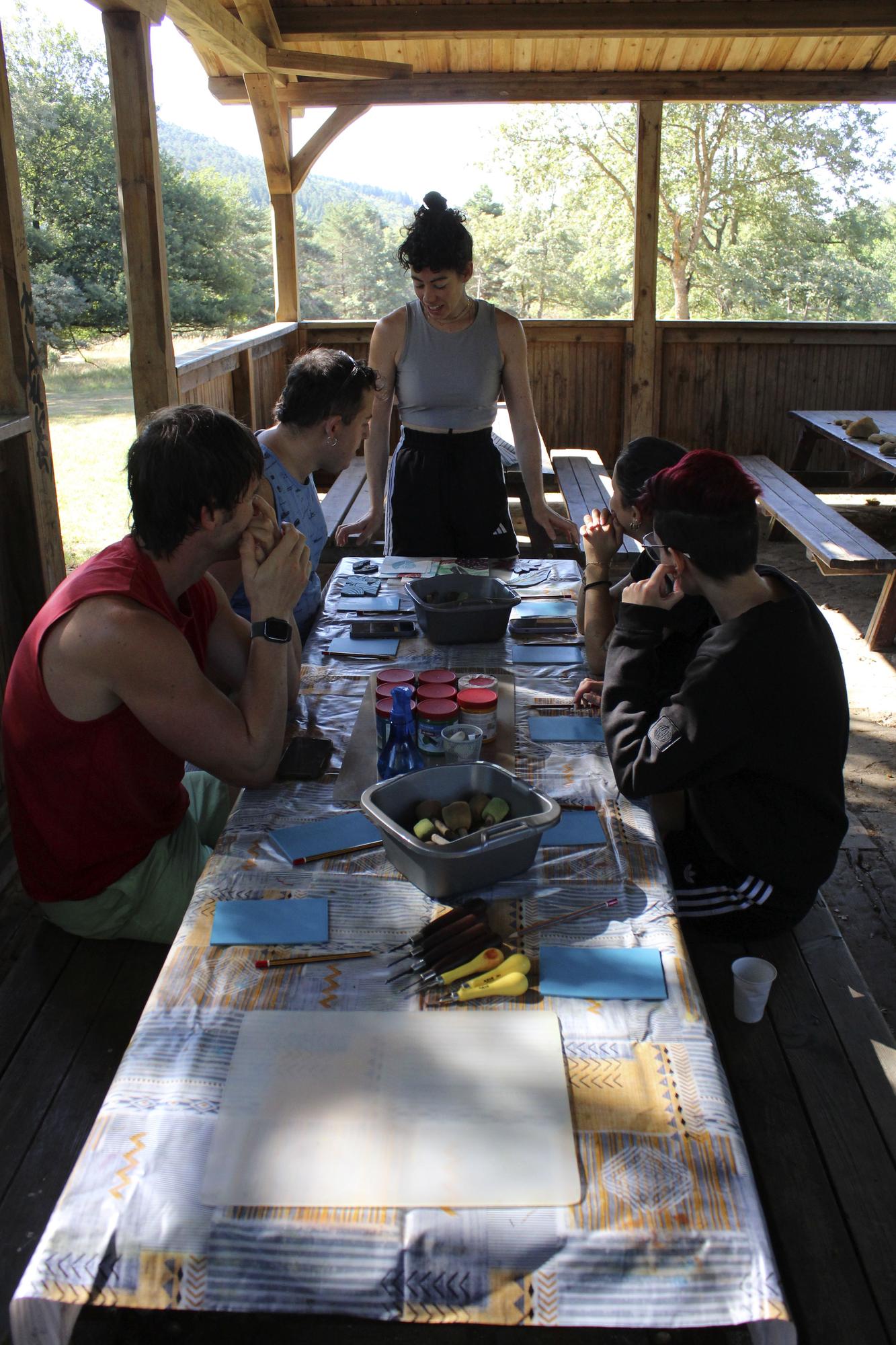 El taller se imparte en el Parque Natural de Gorbeia.
