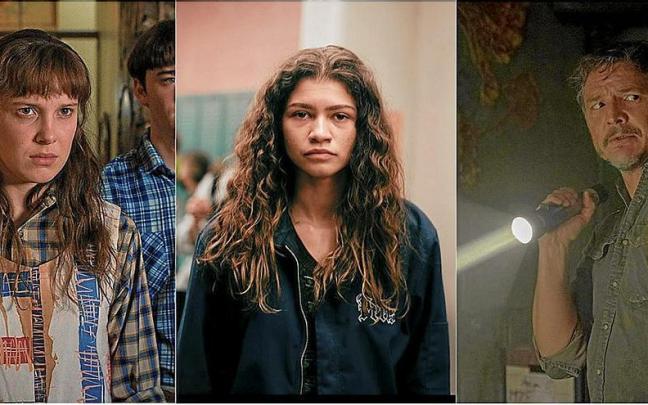 ’Stranger Things’, ‘Euphoria’ o ‘The Last of Us’, entre las series paralizadas. | FOTO: NETFLIX | HBO ’Stranger Things’, ‘Euphoria’ o ‘The Last of Us’, entre las series paralizadas. | FOTO: NETFLIX | HBO