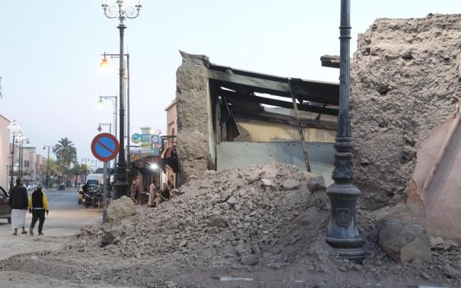 Destrozos causados por el terremoto en Marruecos.