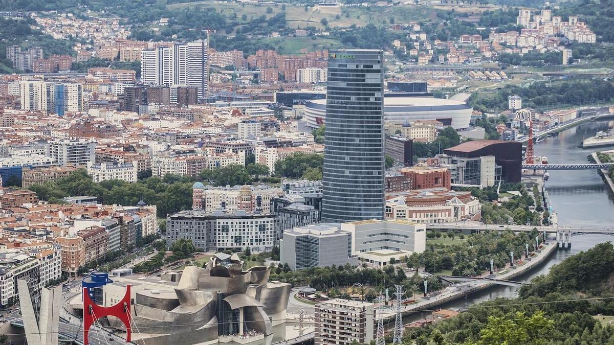 Vista panorámica de Bilbao