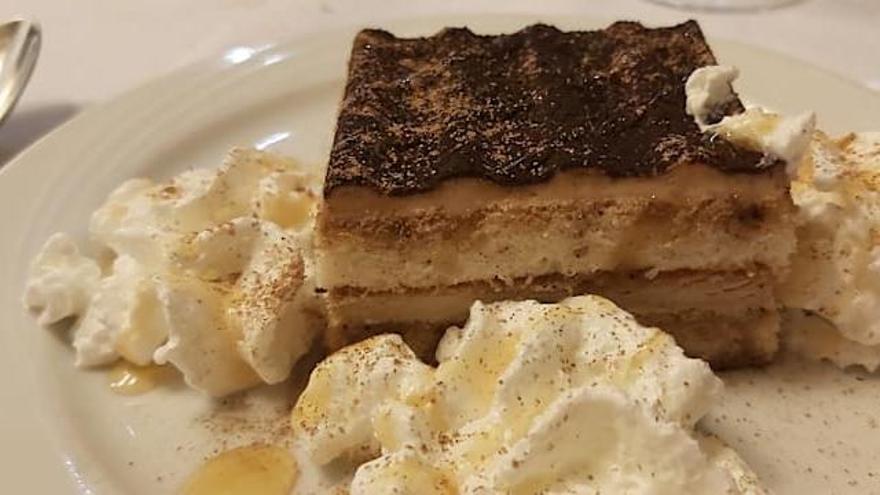 Uno delos postres de 'El Abra'