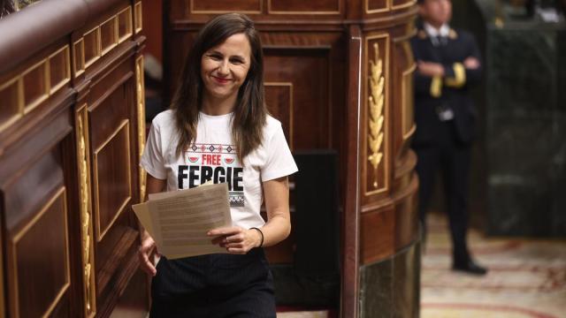 La secretaria general de Podemos, Ione Belarra, el pasado martes en el Congreso.