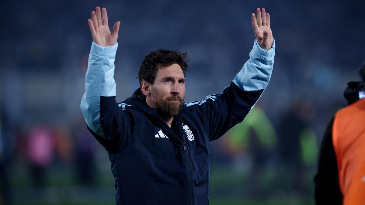 Leo Messi se despide de la selección argentina en un partido contra Benín.