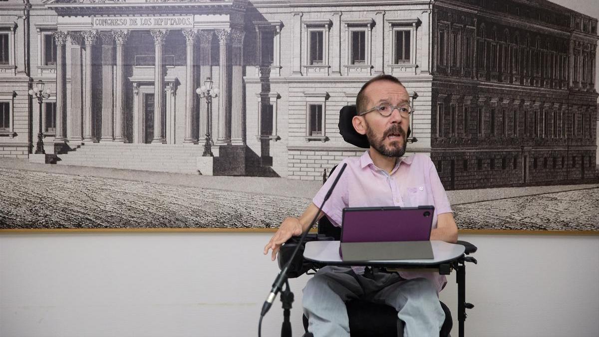 El exsecretario de Organización de Podemos Pablo Echenique en una imagen de archivo.