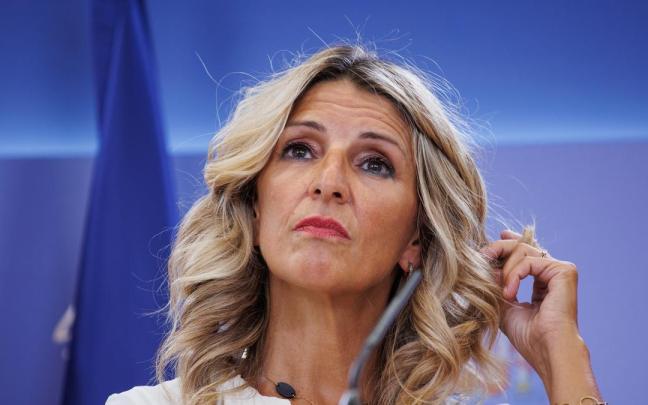 La ministra de Trabajo en funciones Yolanda Díaz.