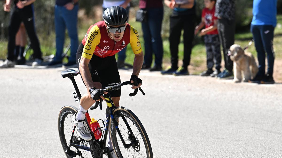 Alex Aranburu, durante la última etapa de la Vuelta a Andalucía.