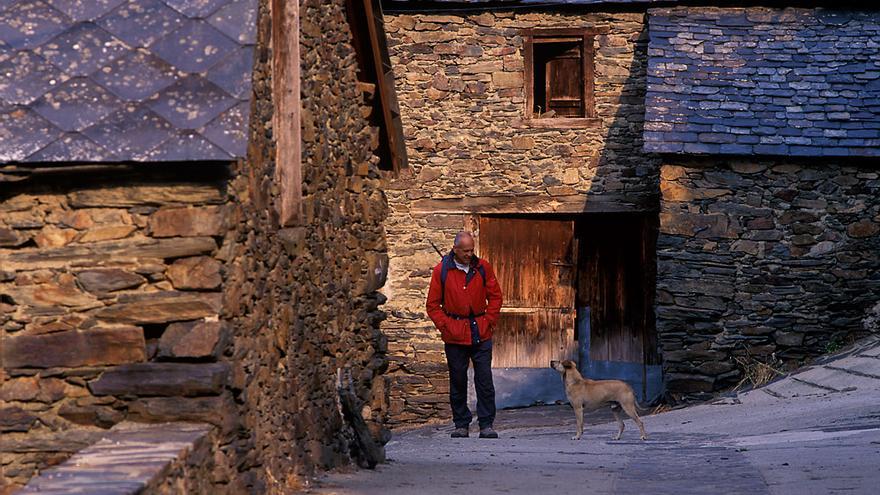 Una calle de Bausen.