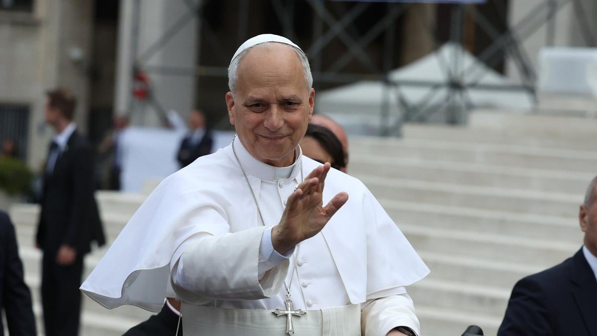 El Papa, este lunes en un encuentro en una universidad de Roma.