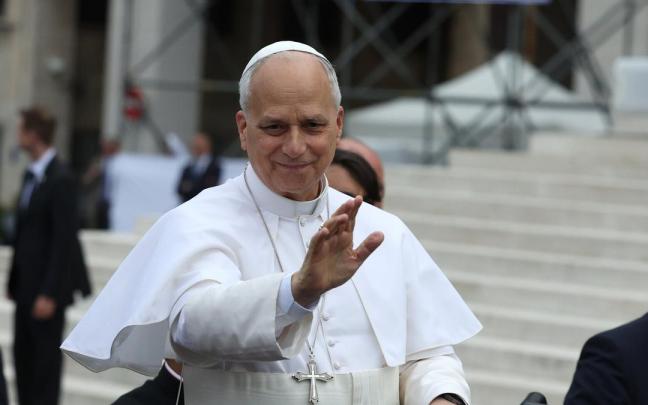 El Papa, este lunes en un encuentro en una universidad de Roma.