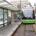 Imagen de archivo de un tranvía de Bilbao